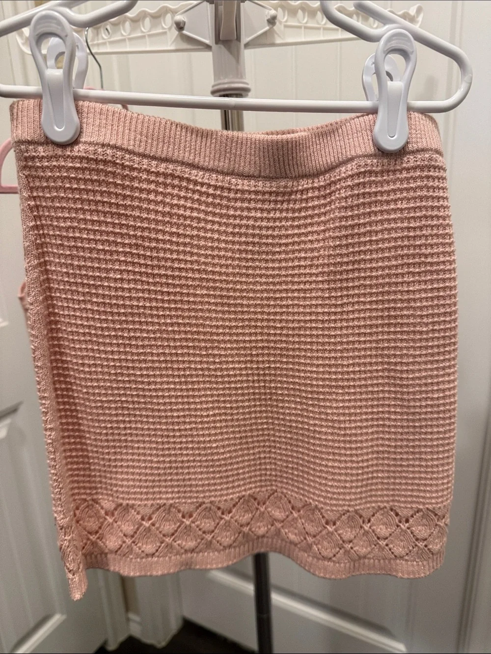 OshKosh B'gosh Dusty Pink Knit Sleeveless Top and skirt set